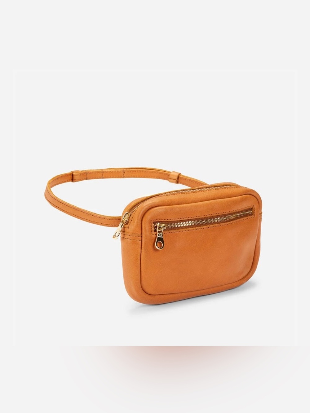 Classic Mini Belt Bag in Cognac Leather